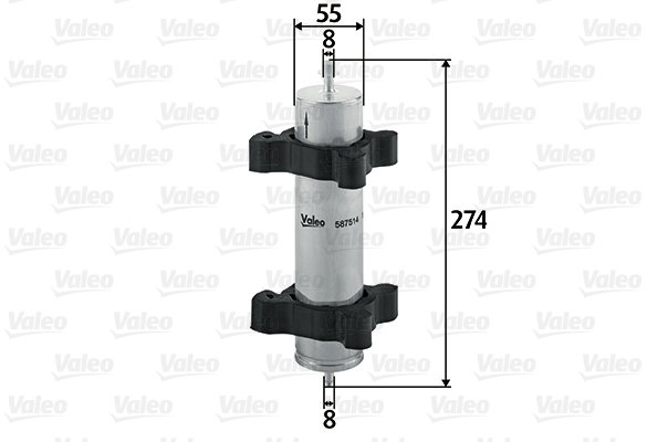 VALEO Palivový filter 587514