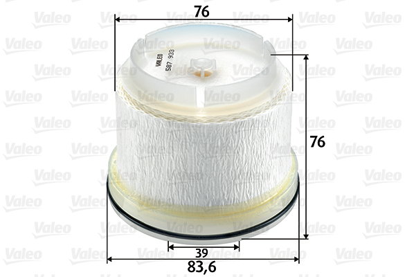 VALEO Palivový filter 587933