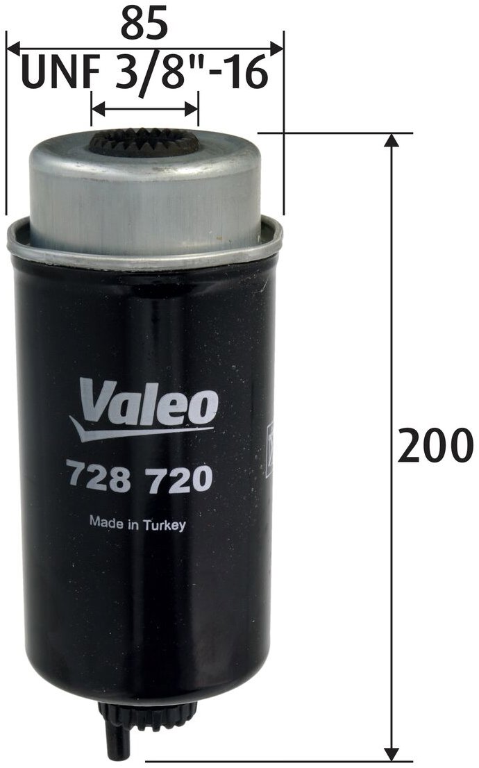 VALEO Palivový filter 728720