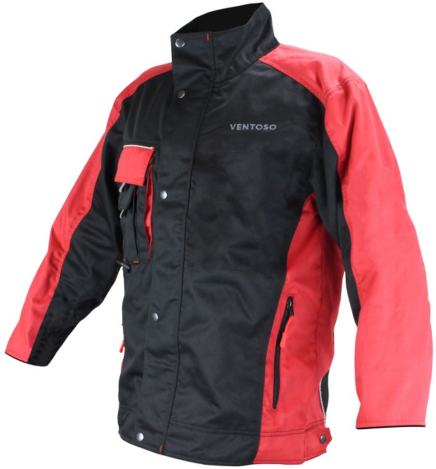 Ventoso James bunda, červená/čierna, veľkosť 62