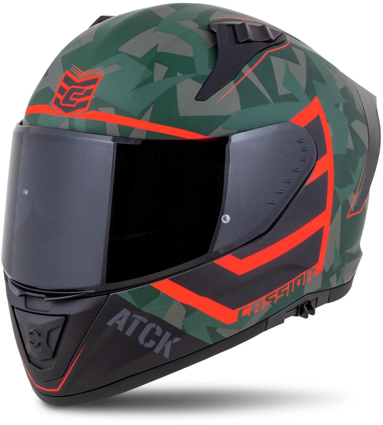 CASSIDA Aero ATCK 2025, zelená camo/čierna/sivá/oranžová, veľkosť XL