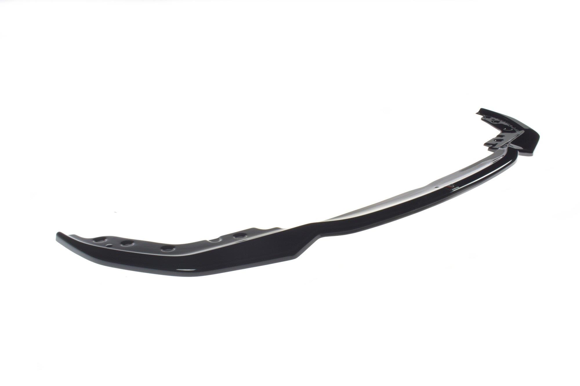 Maxton Design spojler pod predný nárazník ver.2 pre BMW rad 3 G20 M-Pack, čierny lesklý plast ABS