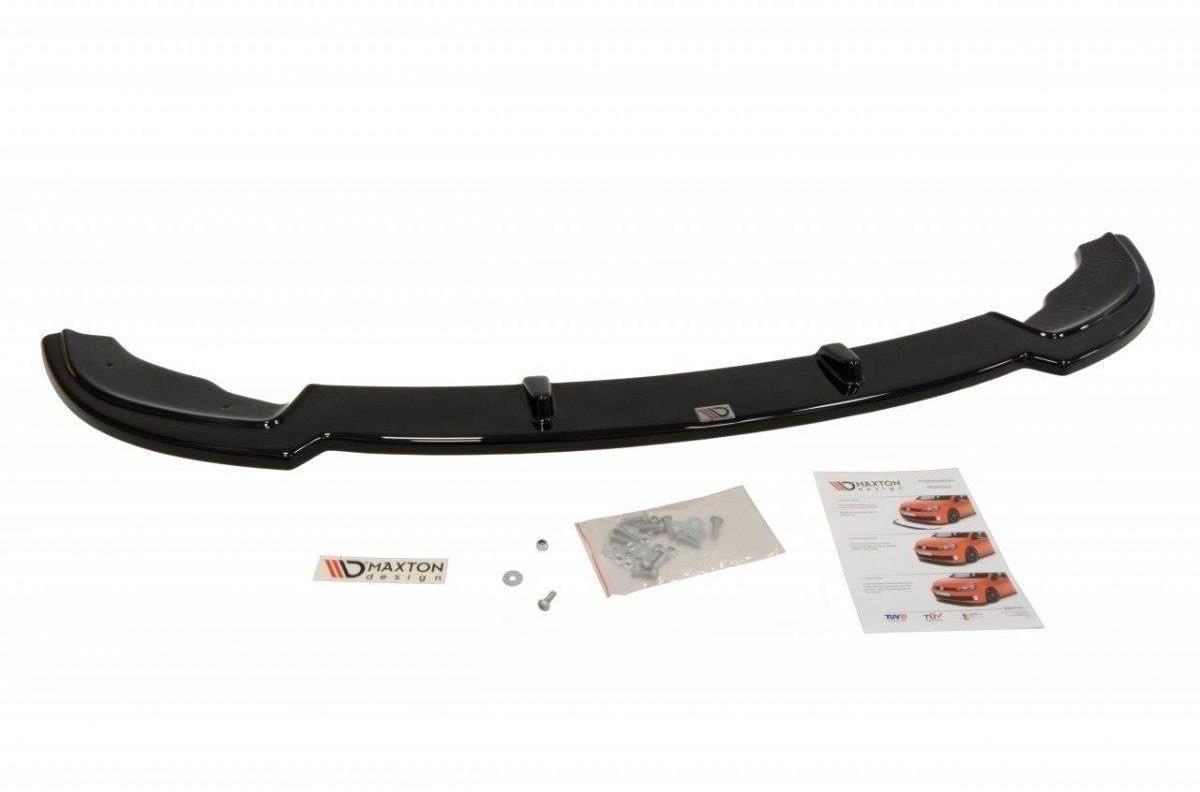 Maxton Design spojler pod predný nárazník pre BMW řada 3 E46, čierny lesklý plast ABS, Coupe Mpack