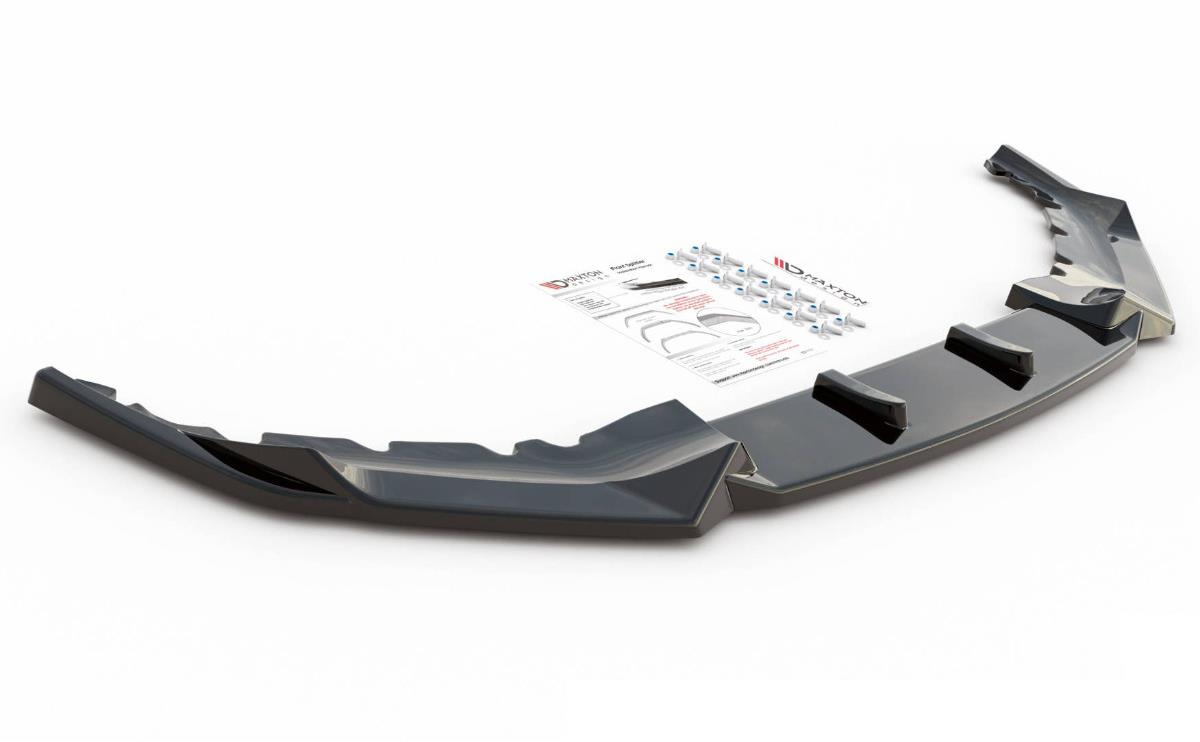 Maxton Design spojler pod predný nárazník pre BMW rad 5 G30 FL, čierny lesklý plast ABS, M-pack