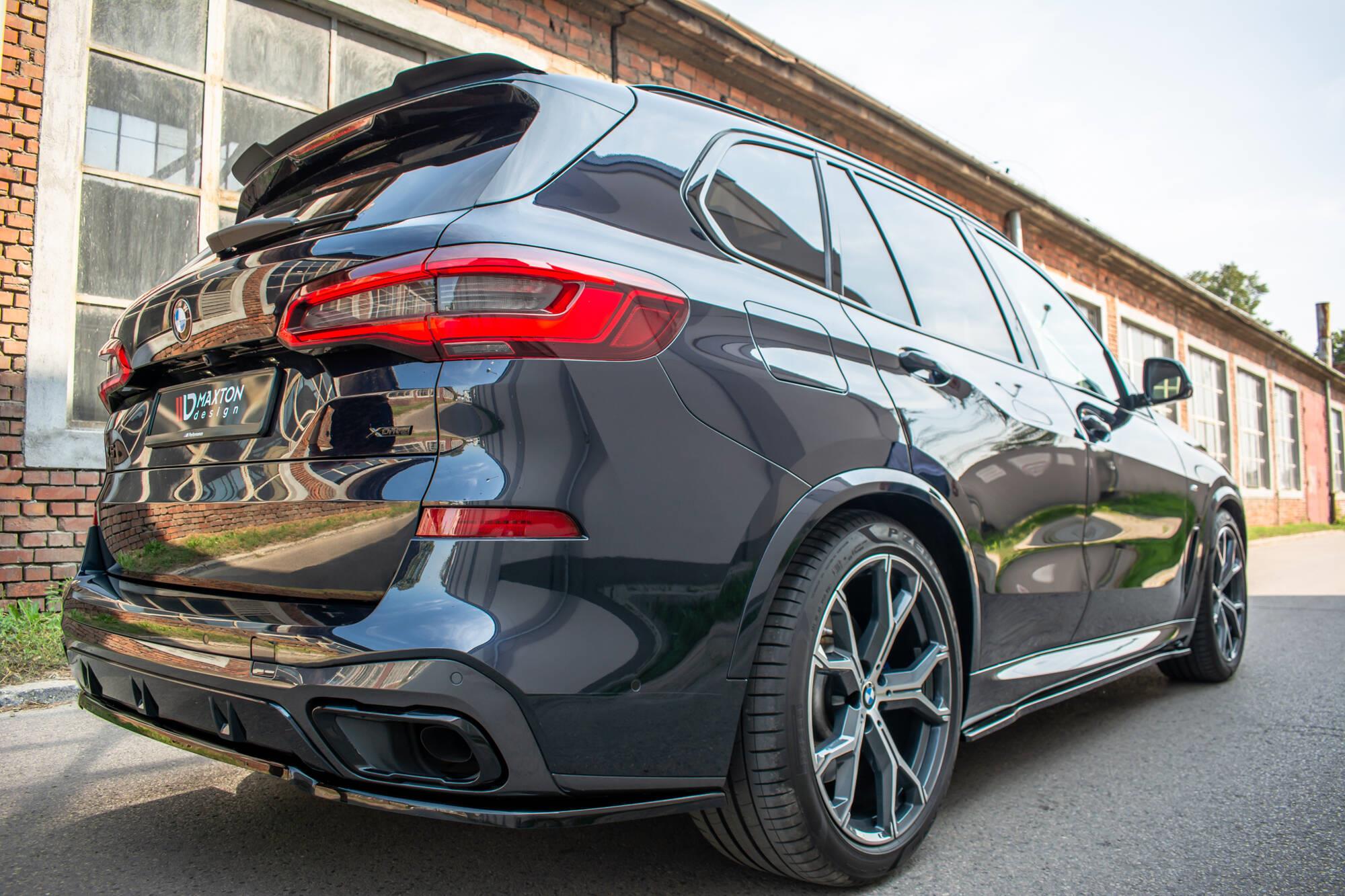 Maxton Design difúzory pod bočné prahy pre BMW X5 G05, čierny lesklý plast ABS, M-pack