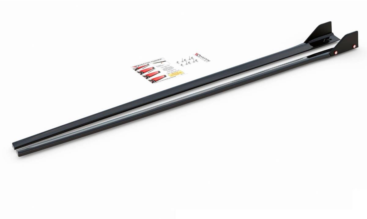 Maxton Design difúzory pod bočné prahy s krídelkami ver.5 pre Hyundai i30 N Mk3