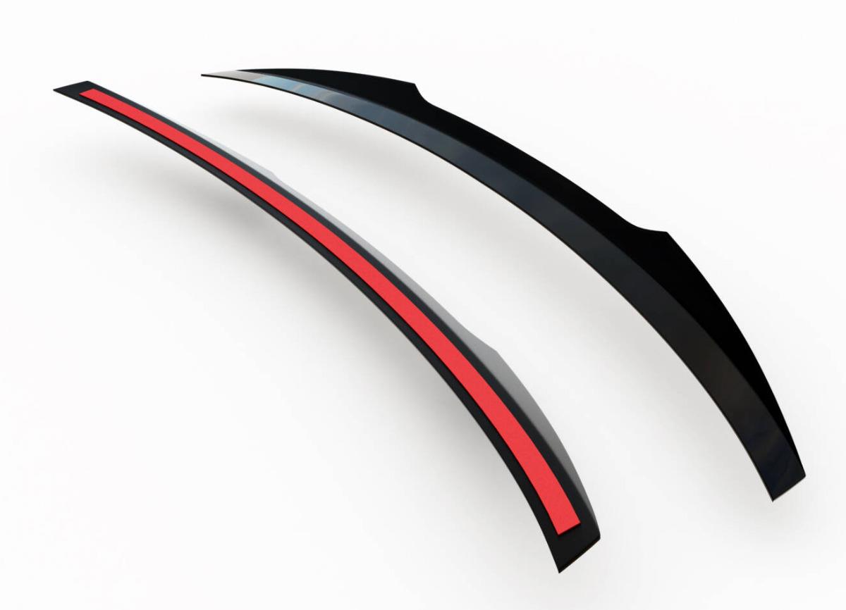 Maxton Design predĺženie spojlera pre Kia Stinger GT, čierny lesklý plast ABS