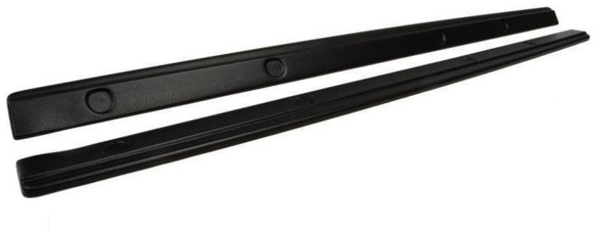 Maxton Design difúzory pod bočné prahy pre Škoda Fabia RS Mk1, čierny lesklý plast ABS