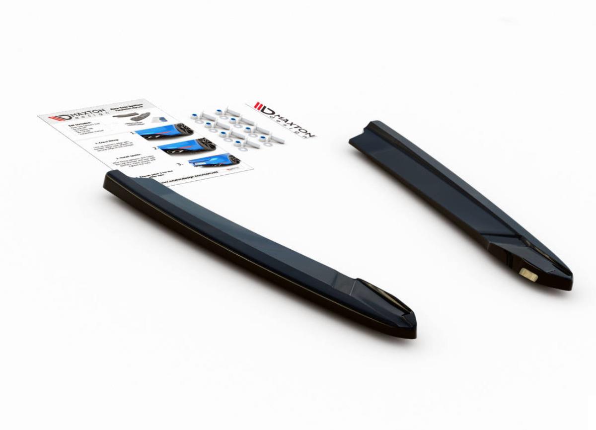 Maxton Design bočné difúzory pod zadný nárazník ver.4 pre Škoda Octavia RS Mk4