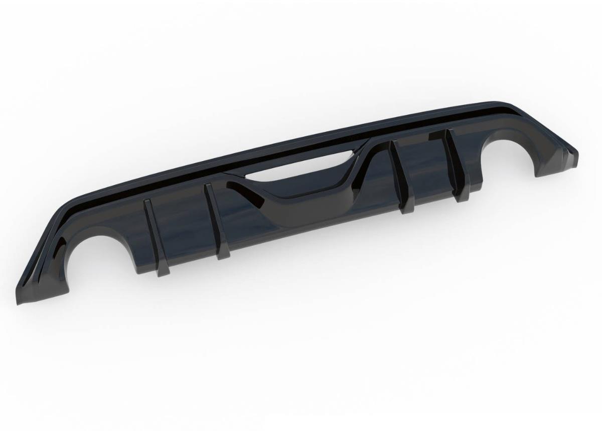 Maxton Design vložka zadného nárazníka pre Toyota GR Yaris Mk3, čierny lesklý plast ABS