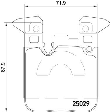 BREMBO Sada brzdových doštičiek P 06 087