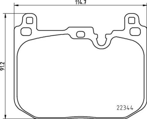 BREMBO Sada brzdových doštičiek P 06 097