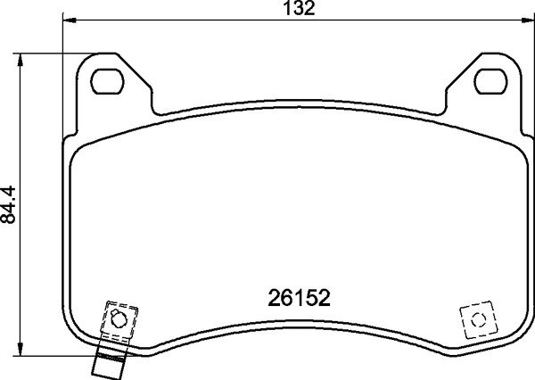 BREMBO Súprava brzdových doštičiek P 09 029