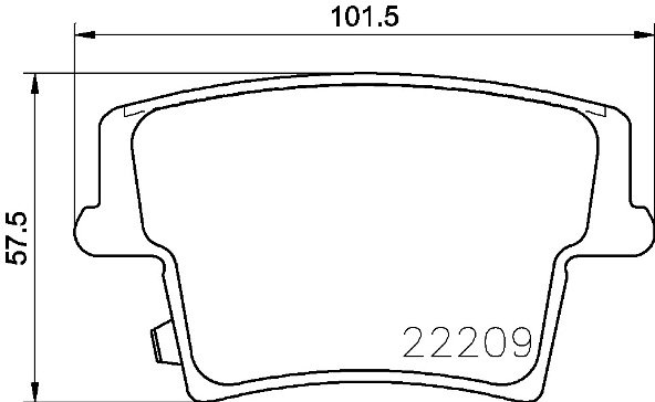 BREMBO Sada brzdových doštičiek P 11 040