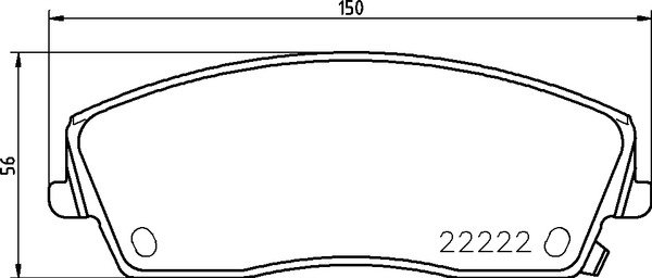 BREMBO Súprava brzdových doštičiek P 11 041