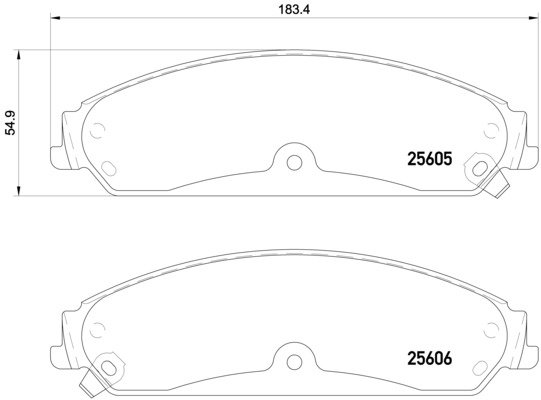 BREMBO Sada brzdových doštičiek P 23 149