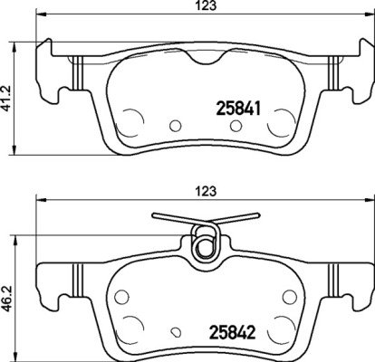 BREMBO Sada brzdových doštičiek P 24 204
