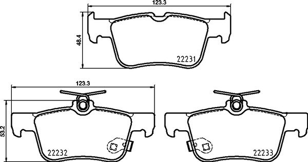 BREMBO Súprava brzdových doštičiek P 24 217
