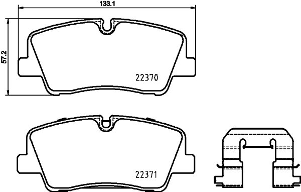 BREMBO Sada brzdových doštičiek P 30 085