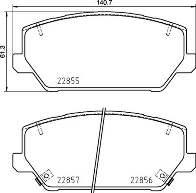 BREMBO Sada brzdových doštičiek P 30 102