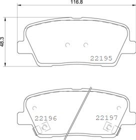 BREMBO Sada brzdových doštičiek P 30 105