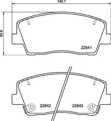 BREMBO Sada brzdových doštičiek P 30 108