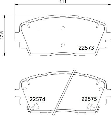 BREMBO Sada brzdových doštičiek P 30 115