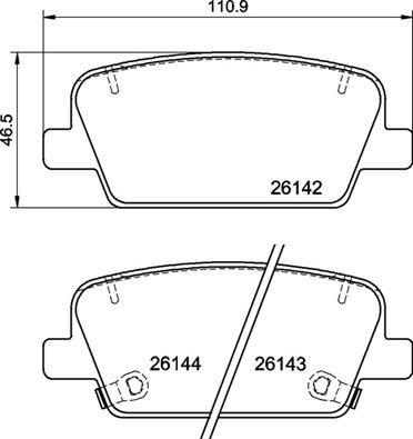 BREMBO Sada brzdových doštičiek P 30 118