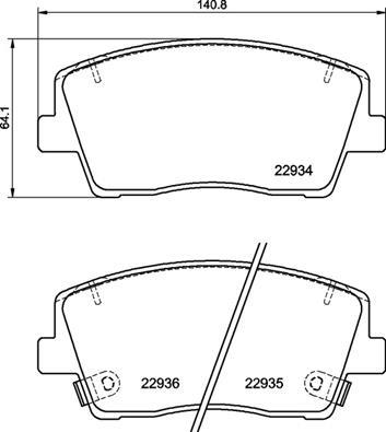 BREMBO Sada brzdových doštičiek P 30 119