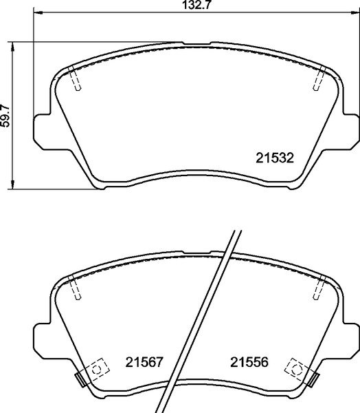 BREMBO Sada brzdových doštičiek P 30 123