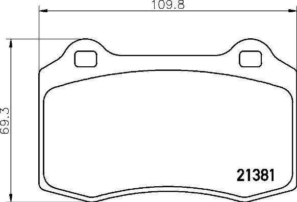 BREMBO Súprava brzdových doštičiek P 36 020X