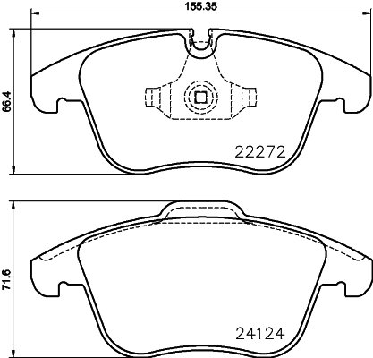 BREMBO Súprava brzdových doštičiek P 36 030