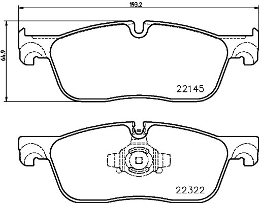BREMBO Súprava brzdových doštičiek P 36 035