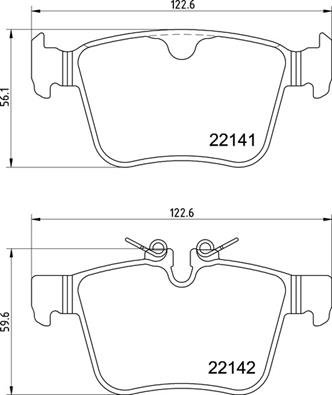 BREMBO Súprava brzdových doštičiek P 36 037