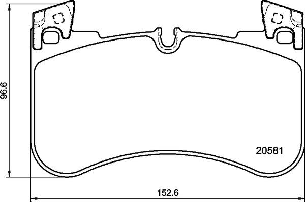 BREMBO Sada brzdových doštičiek P 44 029