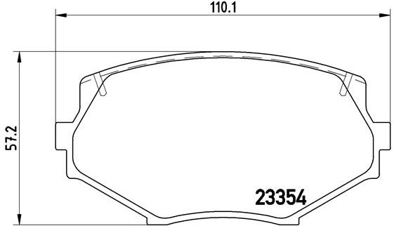 BREMBO Súprava brzdových doštičiek P 49 020