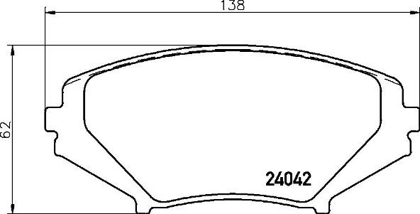 BREMBO Súprava brzdových doštičiek P 49 034
