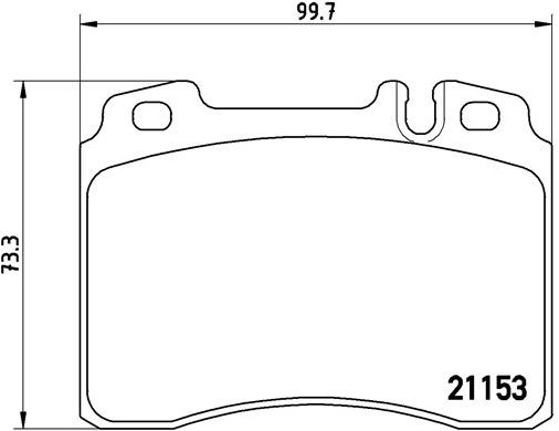 BREMBO Sada brzdových doštičiek P 50 022