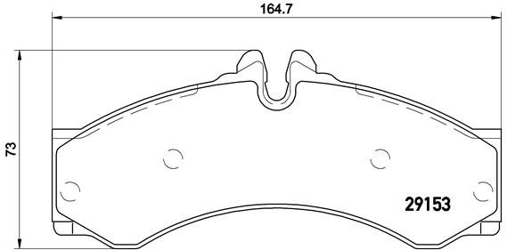 BREMBO Sada brzdových doštičiek P 50 028