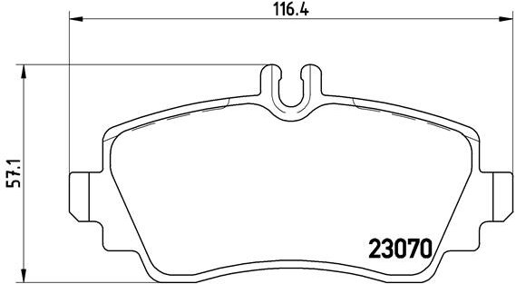 BREMBO Sada brzdových doštičiek P 50 036