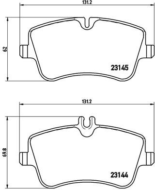 BREMBO Sada brzdových doštičiek P 50 046