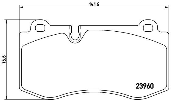 BREMBO Sada brzdových doštičiek P 50 074