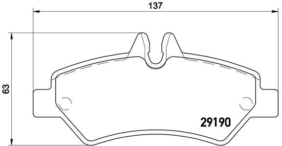 BREMBO Sada brzdových doštičiek P 50 084
