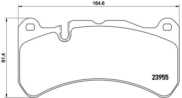 BREMBO Sada brzdových doštičiek P 50 092