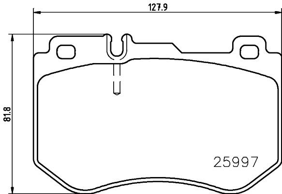 BREMBO Sada brzdových doštičiek P 50 123