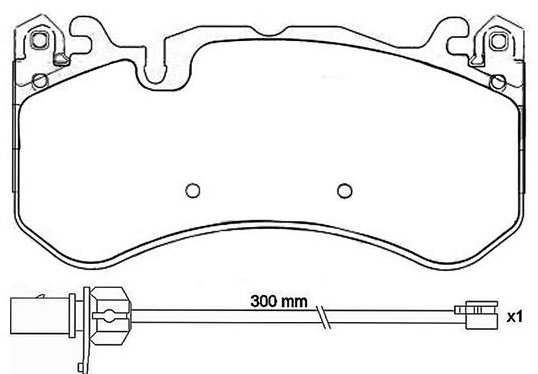 BREMBO Sada brzdových doštičiek P 50 127