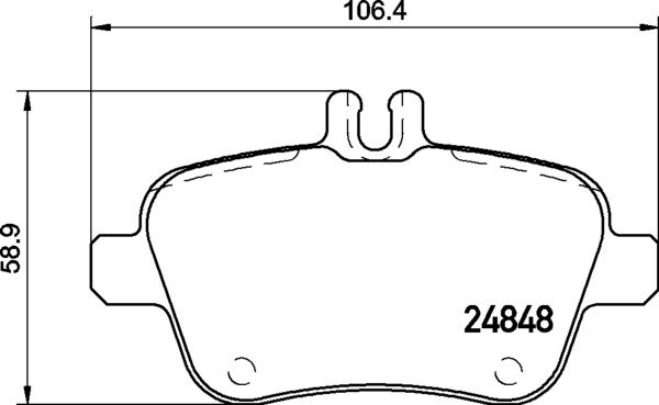 BREMBO Sada brzdových doštičiek P 50 135
