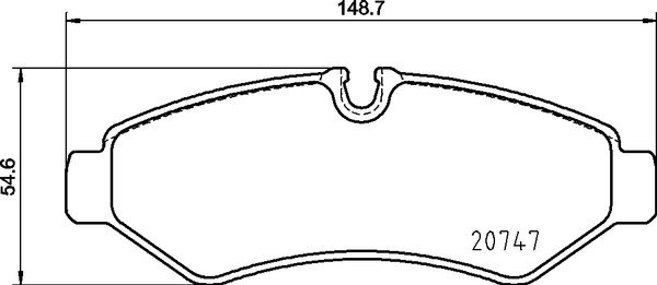 BREMBO Sada brzdových doštičiek P 50 155