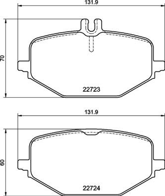 BREMBO Súprava brzdových doštičiek P 50 161