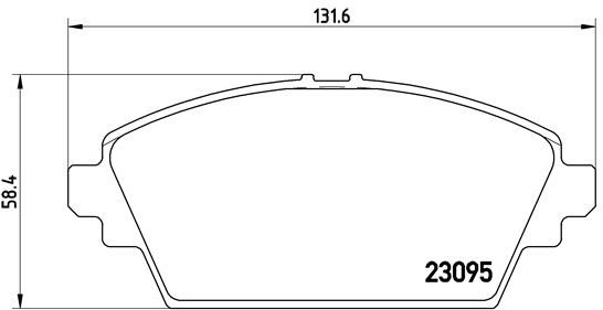 BREMBO Sada brzdových doštičiek P 56 044